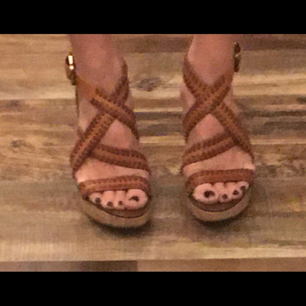 Michael Kors - Cork Platforms Sandals , 2” heel,